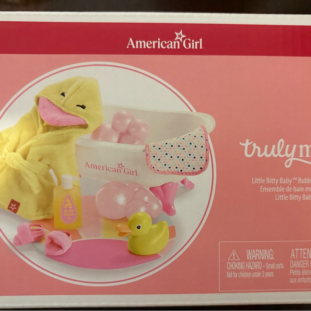 American Girl itty Bitty Baby Bath Set New In Package